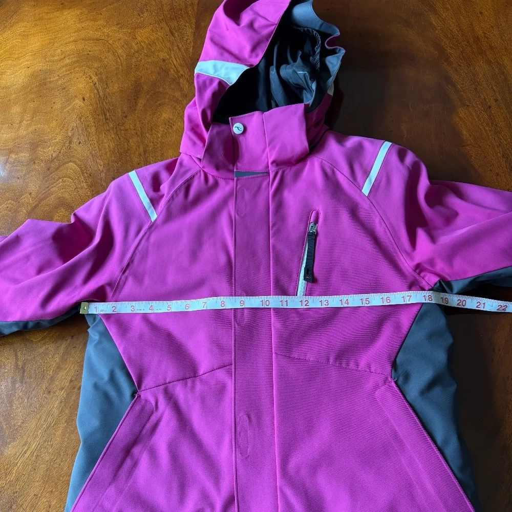 KJUS ski jacket magenta gray 10-12